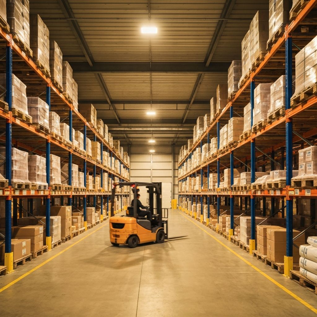 Modern logistics warehouse